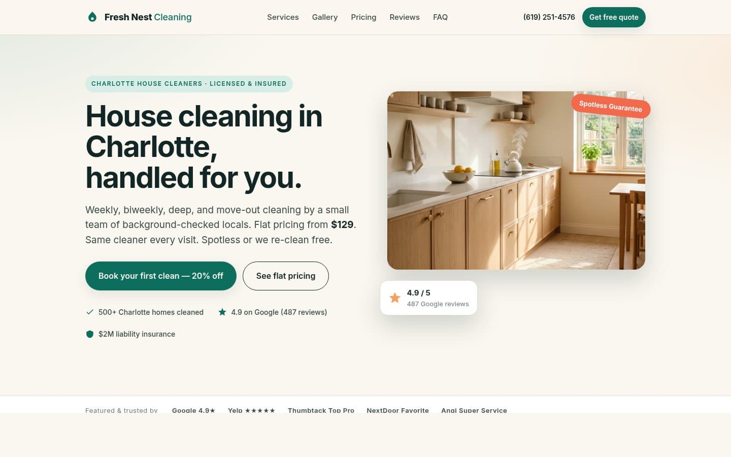 Cleaning · Charlotte