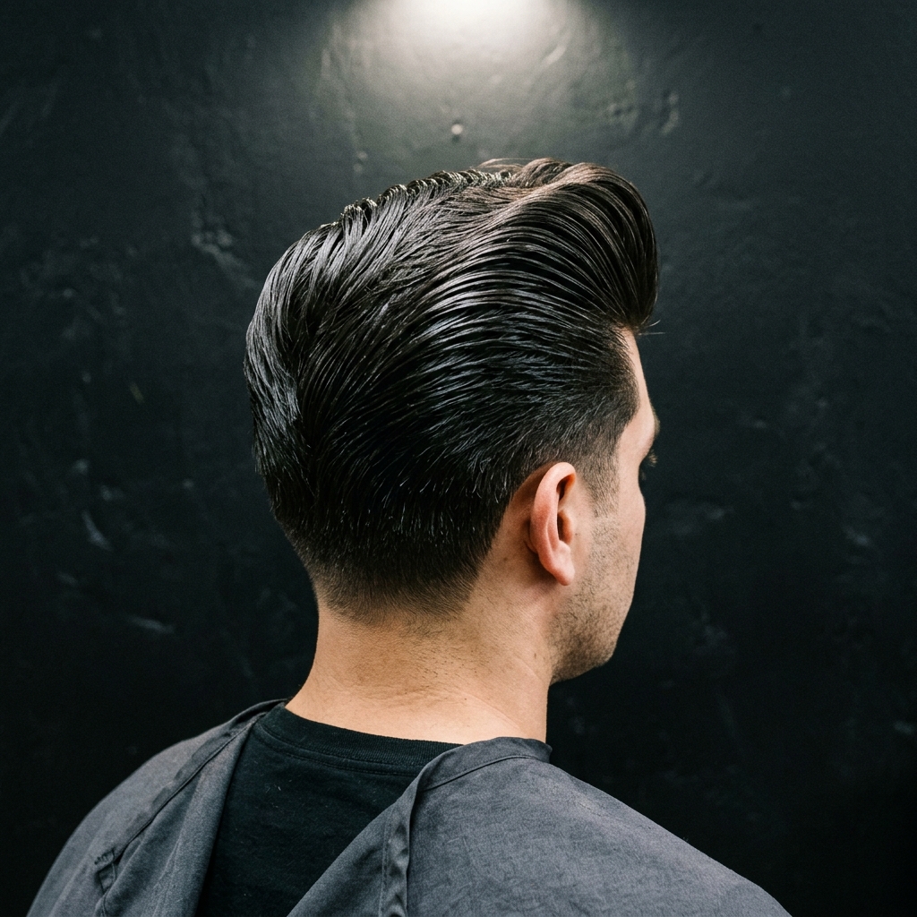 Modern pompadour
